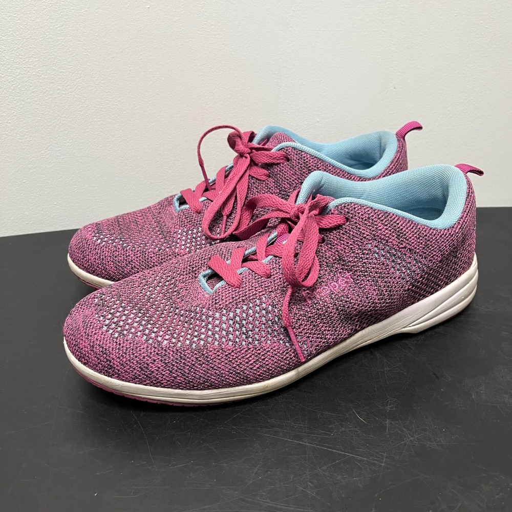 Propet Washable Walker‎ Sneaker Slip Resistant Pink Light Blue Women's Sz 9